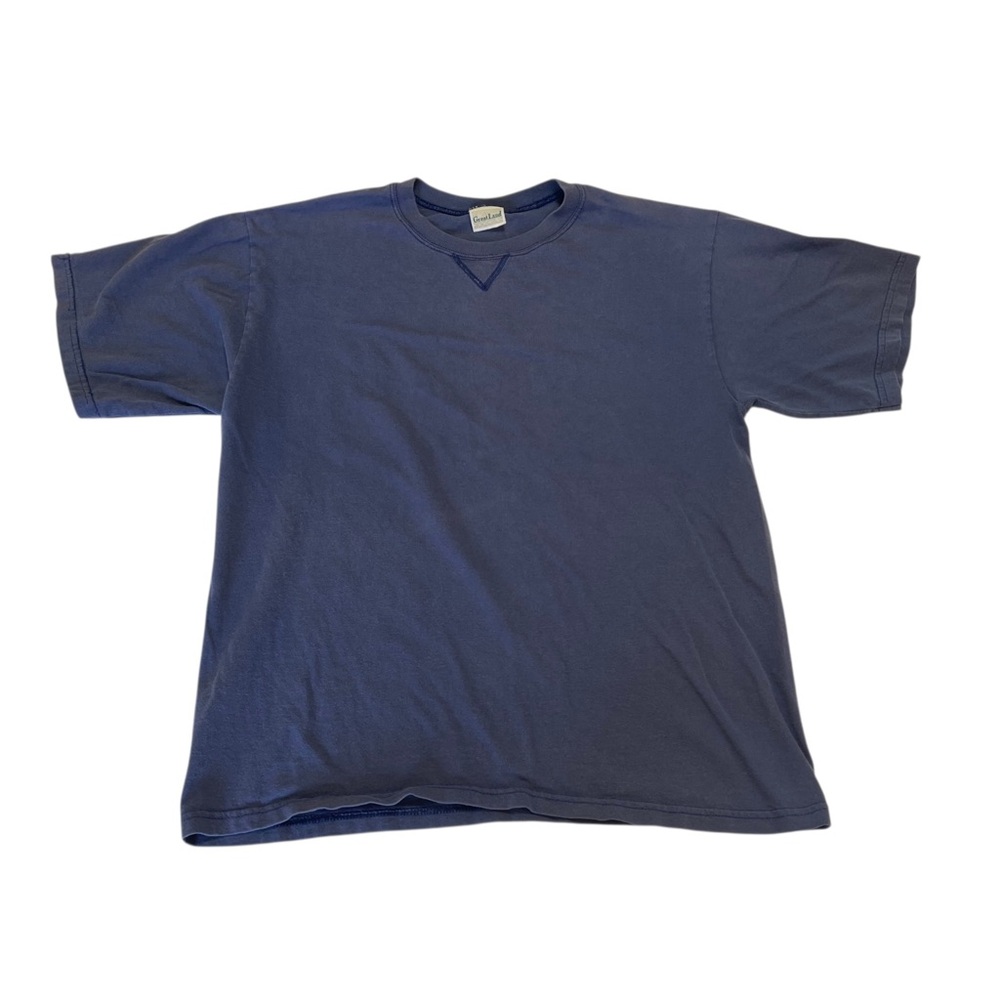 Vintage Great Lands Navy T-Shirt Boy’s Size XL (14/16) Casual Comfort 90s